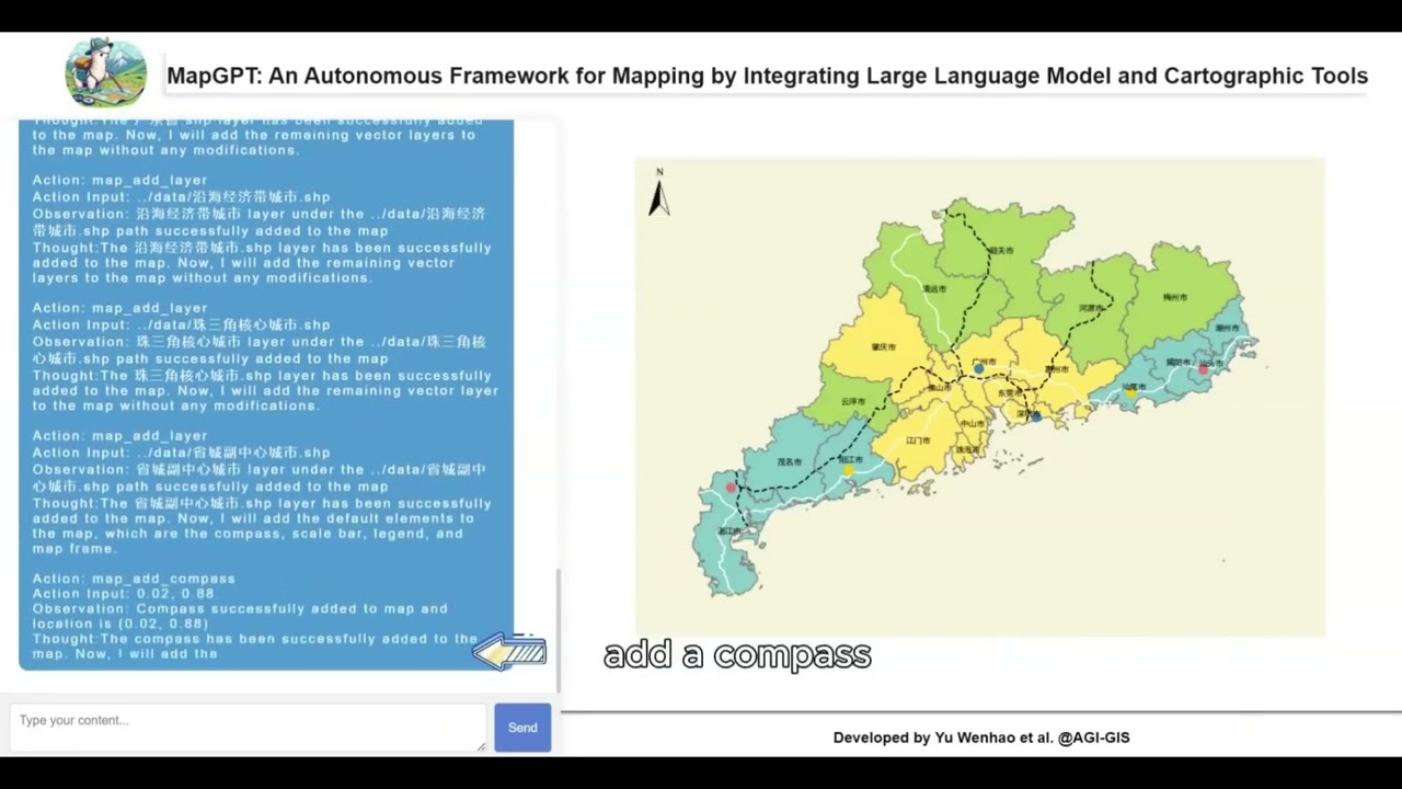 MapGPT: an autonomous framework for mapping