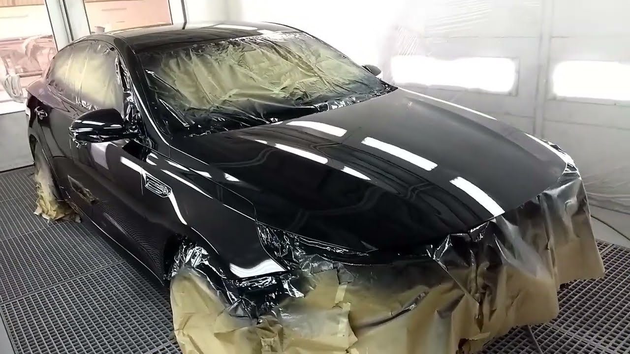 Sikkens Autoclear Plus HS & İwata Supernova 1.3 HD Clear Coat & KİA Optima