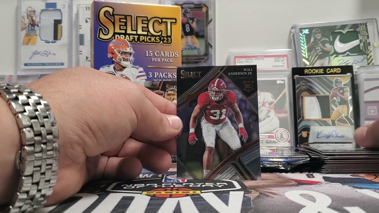 New Release! 2023 Select Draft Picks Football Hobby Box, 3 Autos!