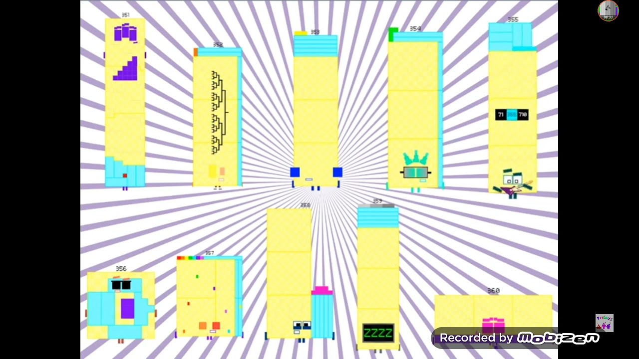 numberblocks band retro 351 - 360 (EACH SOUND) (FAMMADE)