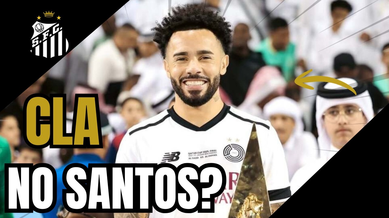 CLAUDINHO NO SANTOS? Meia deixa o Catar e Veríssimo pode estrear no clássico