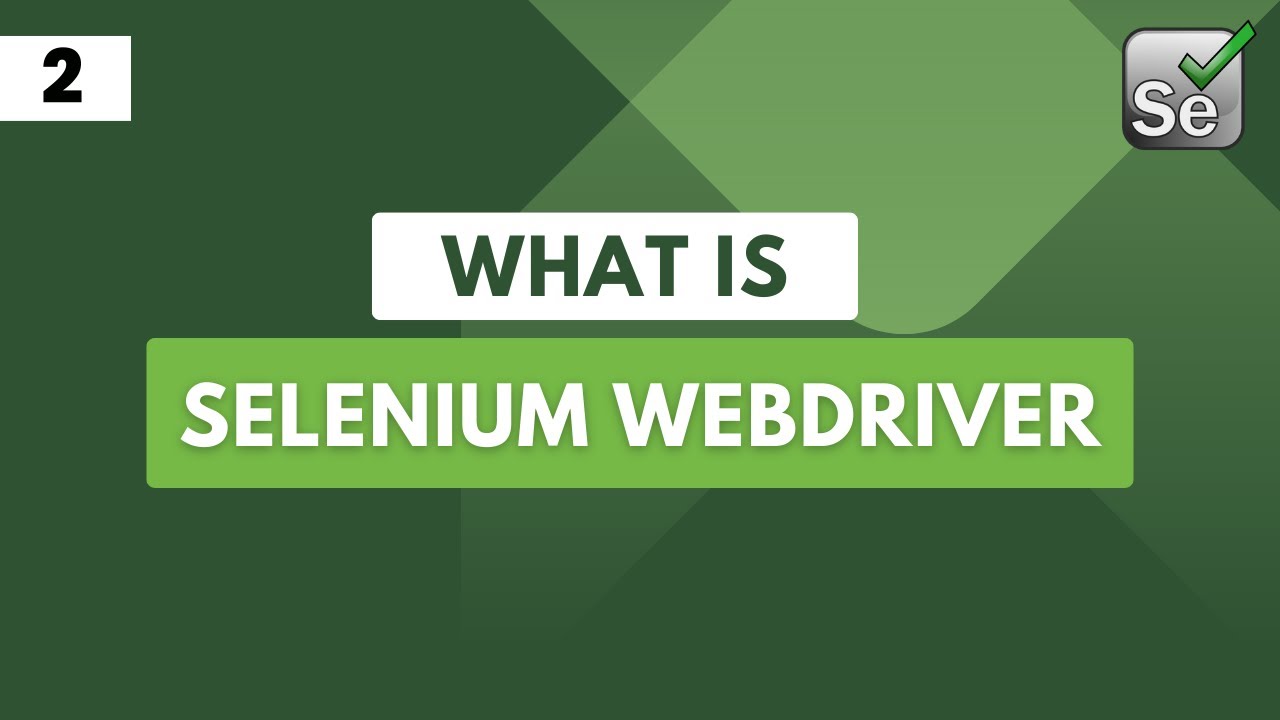 What is Selenium WebDriver? | What Is Selenium? | What Is WebDriver? | Selenium WebDriver Basics