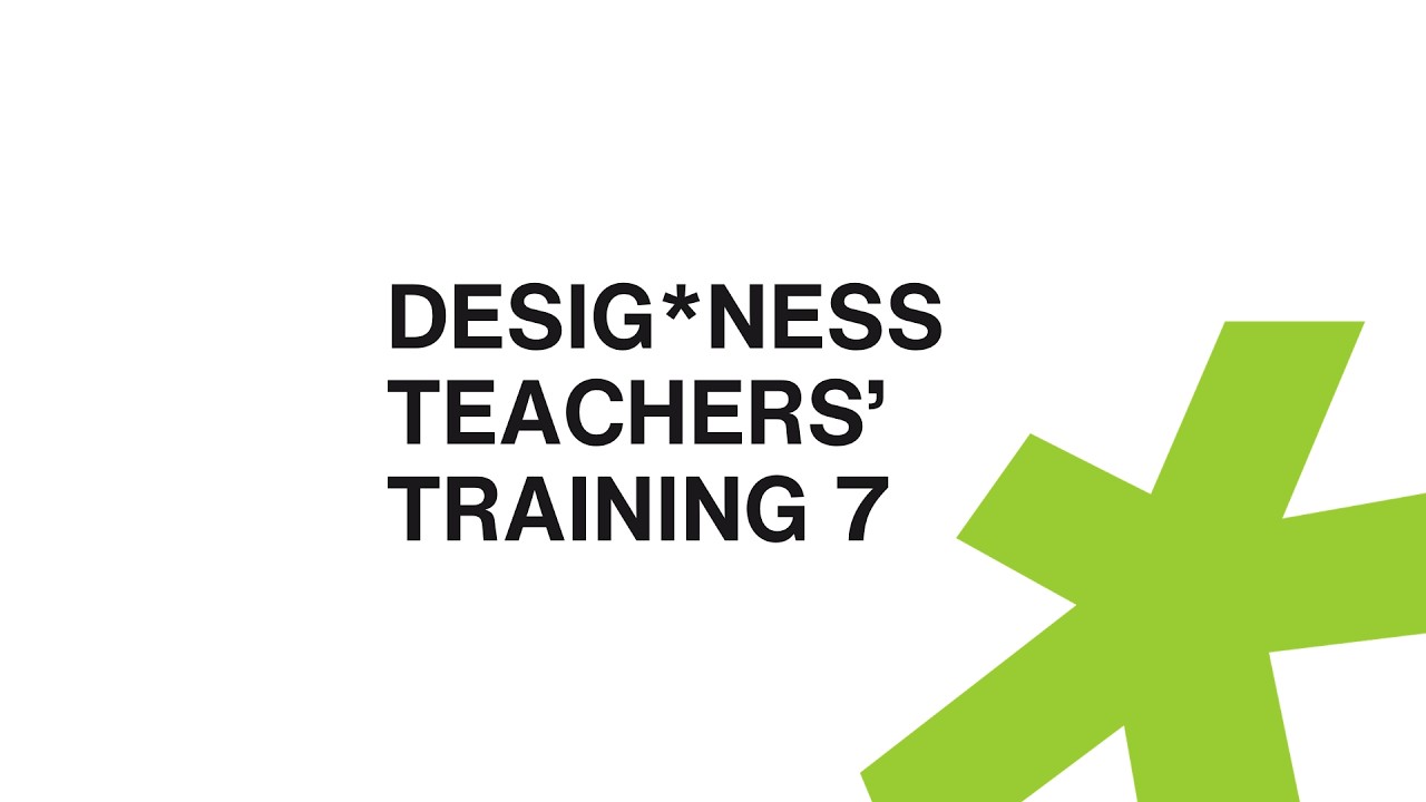 DESIG*ness Teacher Training 7 - Accessibility of the urban and built environment