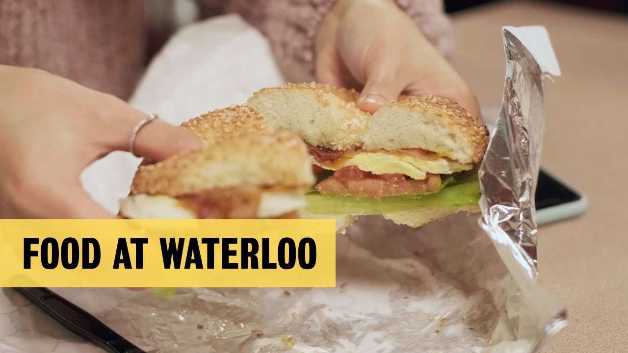 On-campus food options at Waterloo