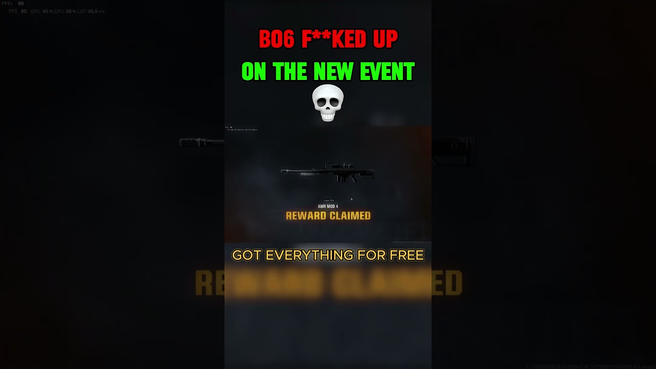 BO6 MESSED UP AND GAVE ME THE NEW EVENT FOR FREE #bo6 #bo6zombies #bo6clips #bo6glitch