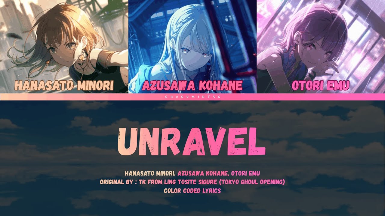 【RIKKA & KARIN & GUMI】UNRAVEL (TOKYO GHOUL OPENING)【SynthV】