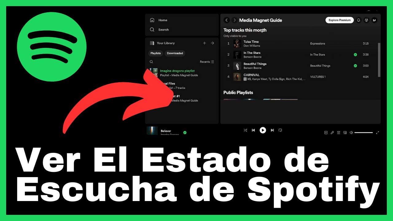 C&oacute;mo Ver Estad&iacute;sticas de Spotify
