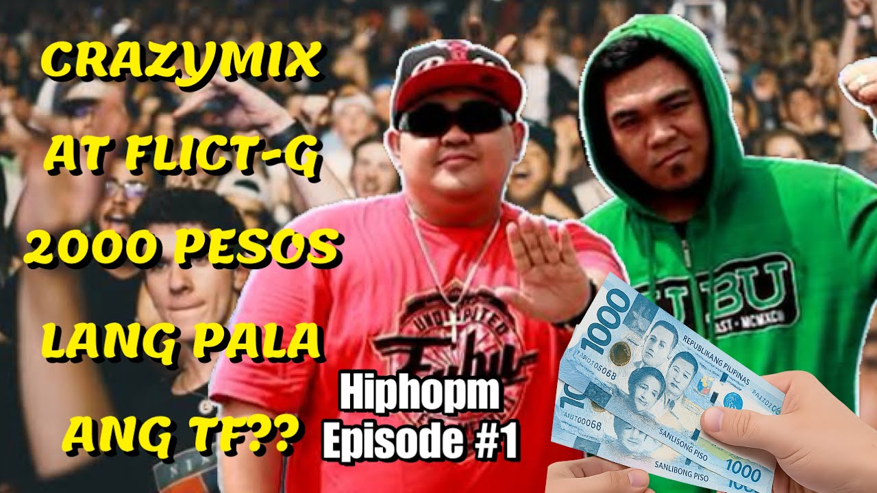 HIPHOPM PODCAST EPISODE 1 - CRAZYMIX & FLICT-G