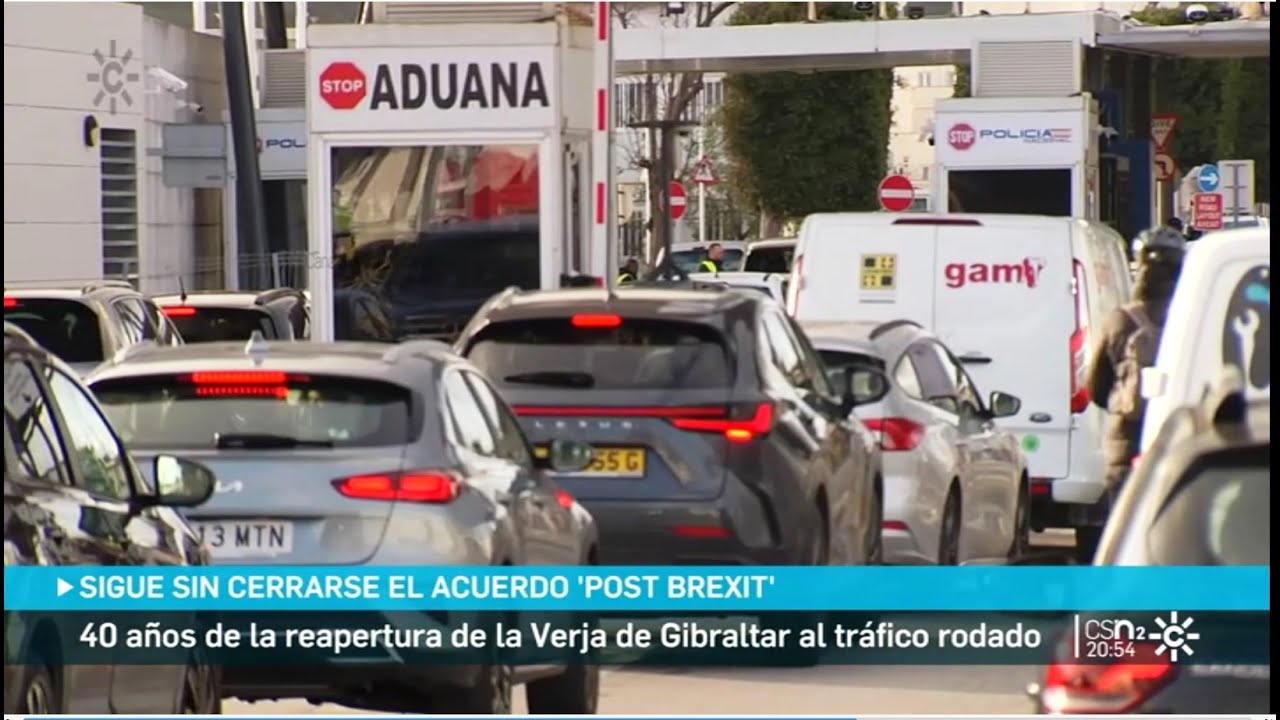 Gibraltar: apertura de la verja al tráfico rodado recordada 40 años después