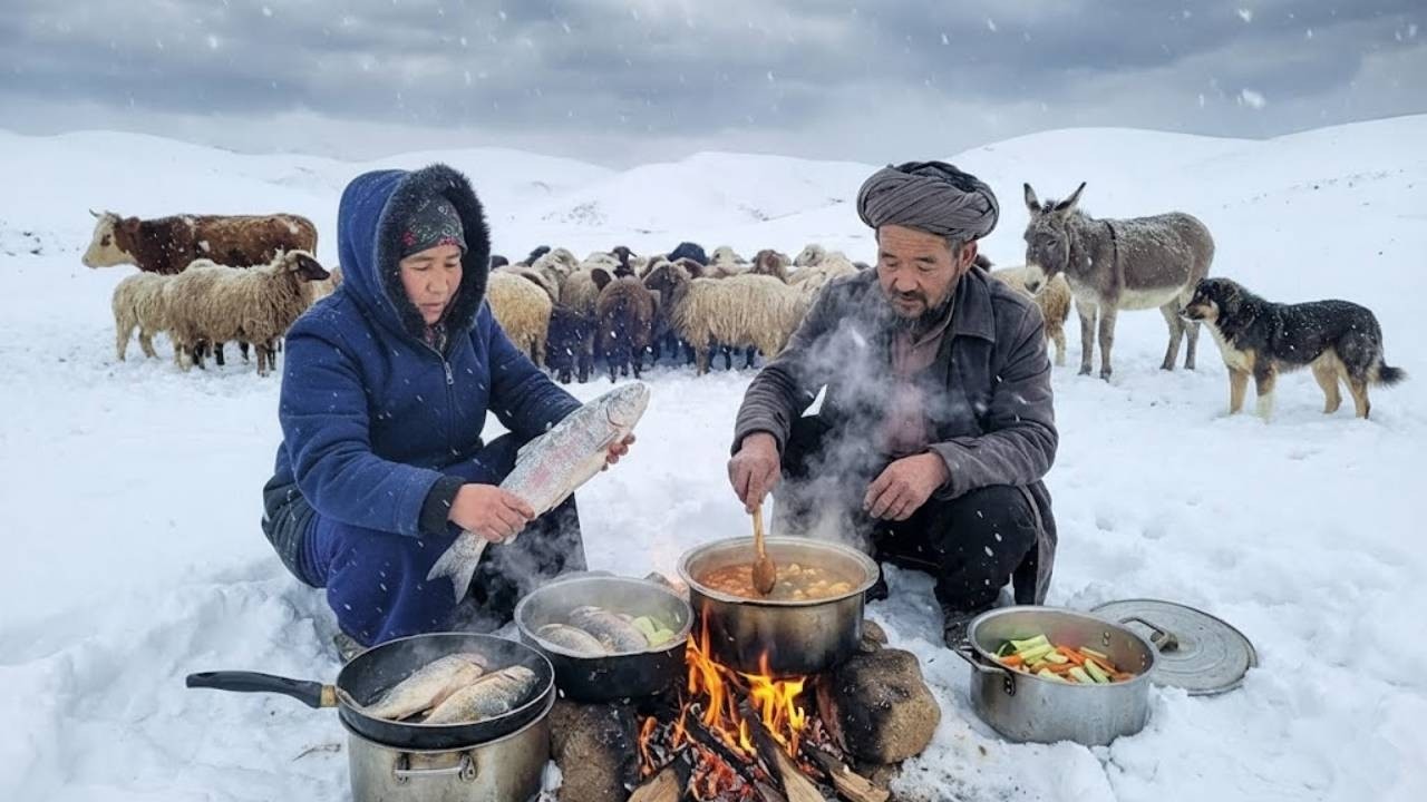 Жизнь в заснеженной горной деревне: Несокрушимая пара вдали от цивилизации