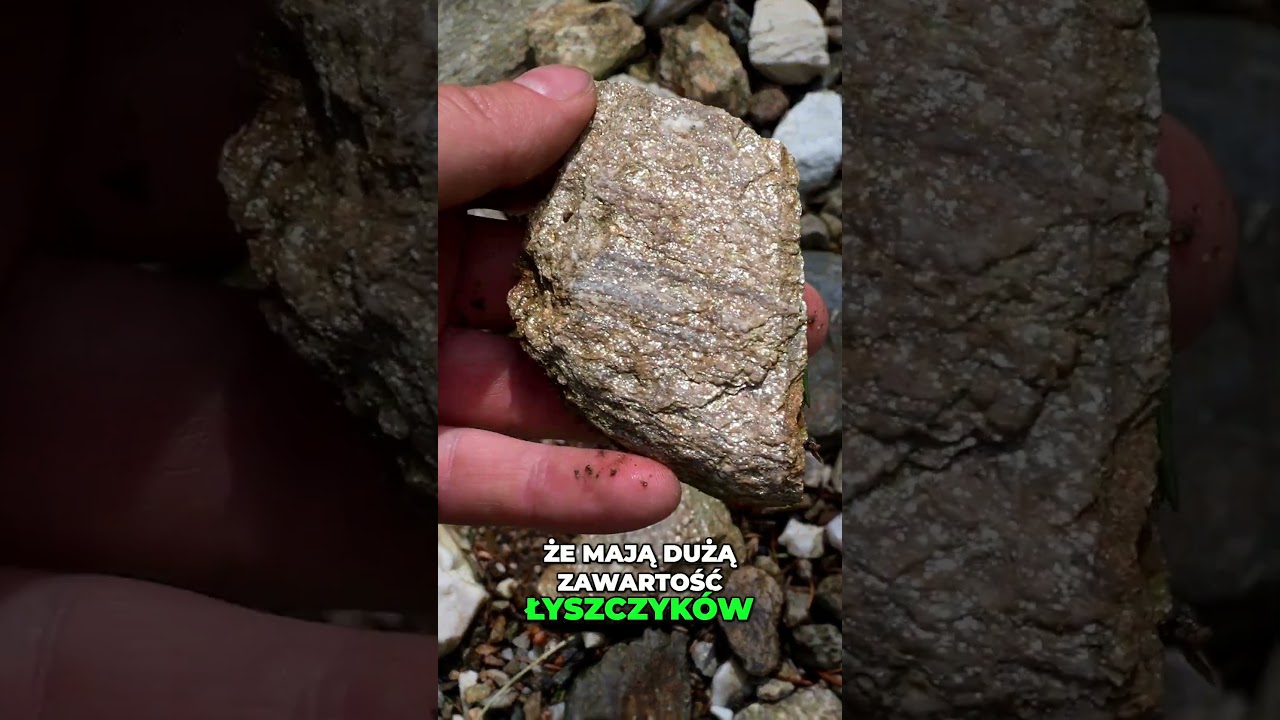 Skały i minerały w g&oacute;rskim potoku.