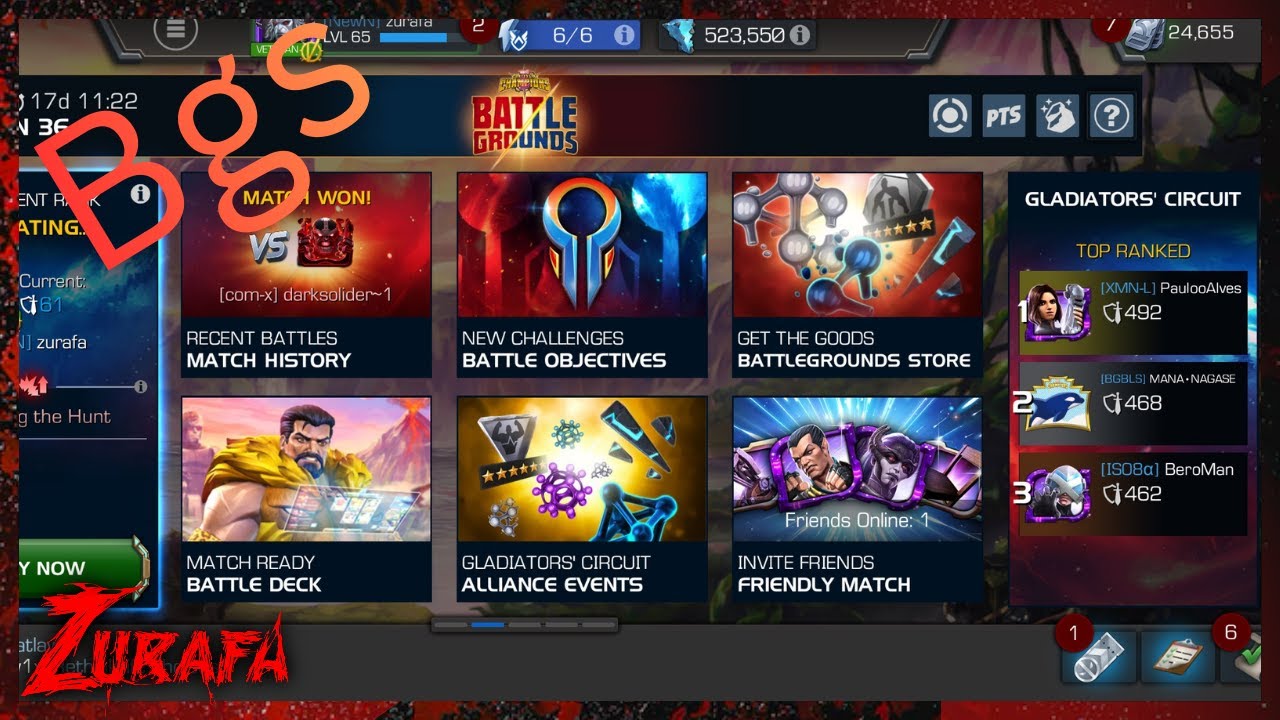 BG's stream C5 push mcoc