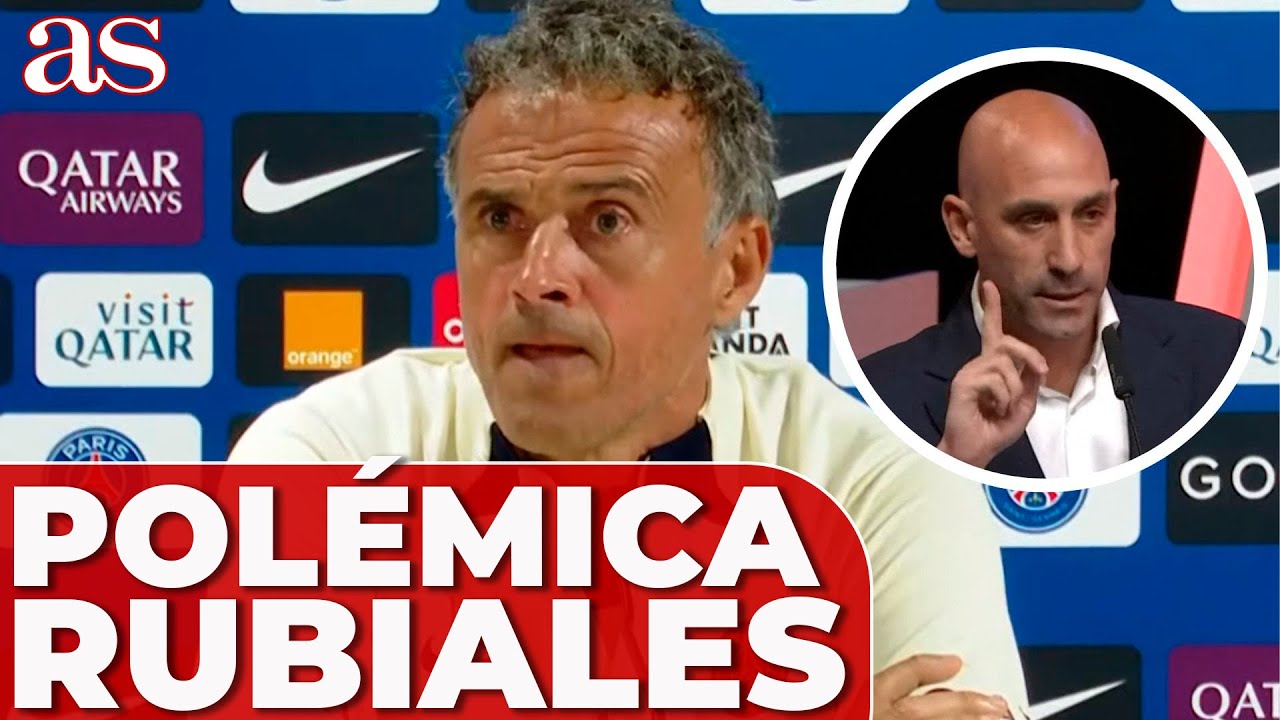 LUIS ENRIQUE se PRONUNCIA sobre la TODA la POLÉMICA de LUIS RUBIALES | PSG | Diario AS