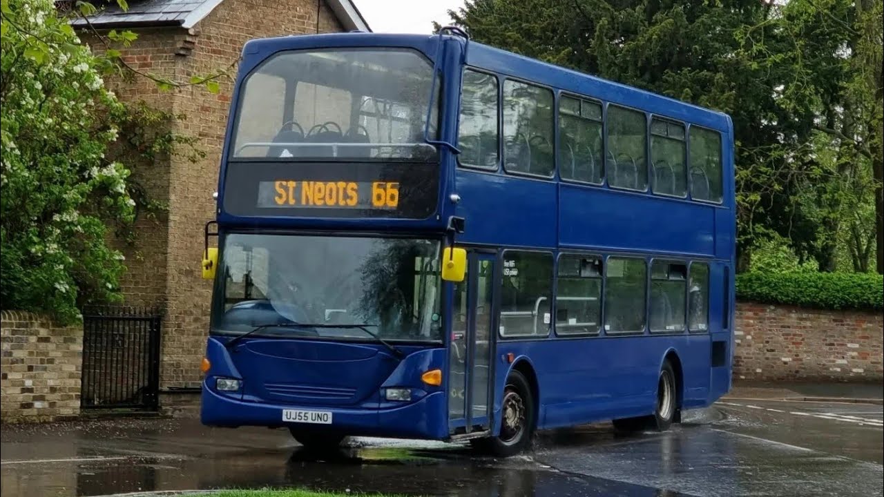 (Ex UNO ZF Beast!!) UJ55 UNO | Whippet | Scania N94UD Omnidekka | 66 St Neots