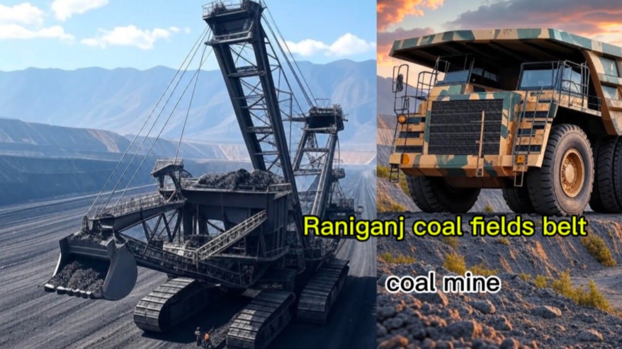 Raniganj coal fields belt ICML coal mine in West Bengal 