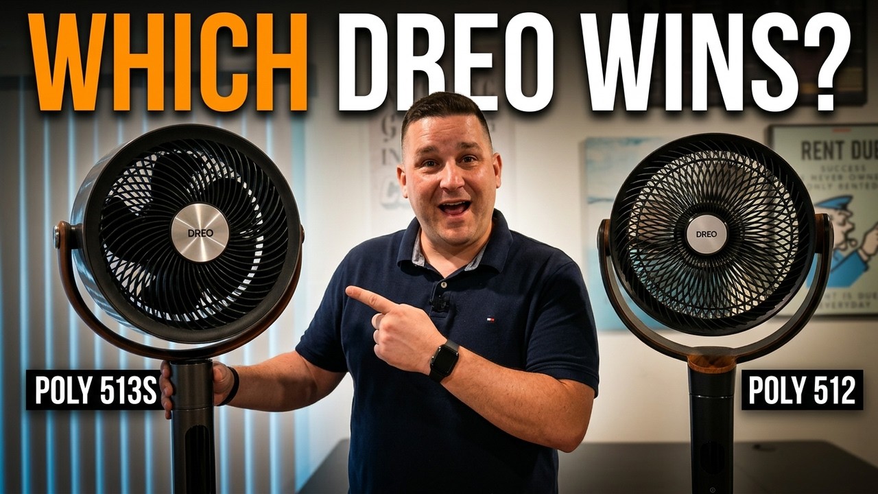Dreo Poly513S против Poly512 | Какой напольный вентилятор лучше?