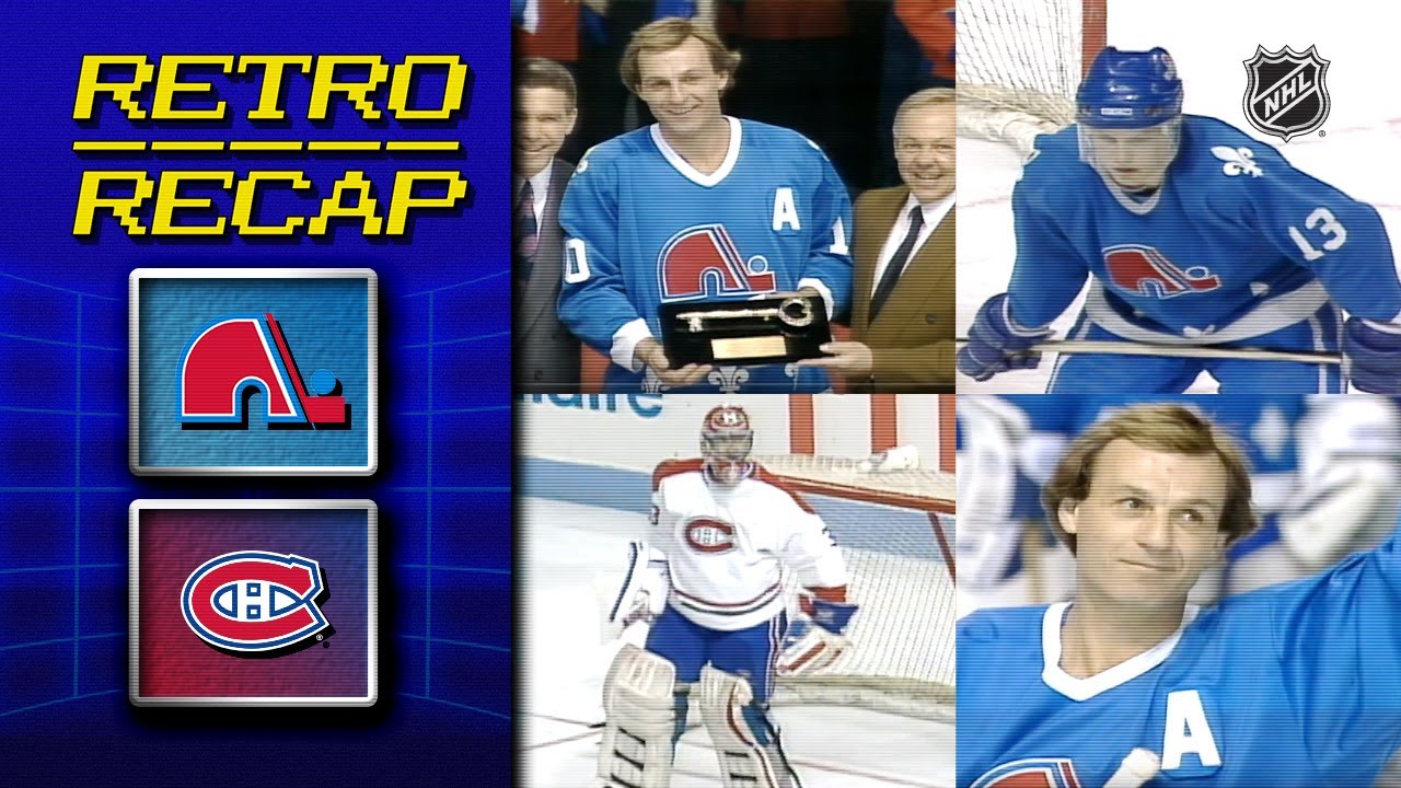 Lafleur's fitting farewell | Retro Recap | Nordiques vs Canadiens