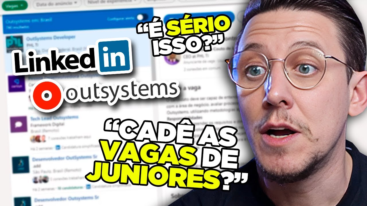 LÉO ANDRADE REAGE: AS VAGAS DE OUTSYSTEMS NO BRASIL E NO MUNDO!