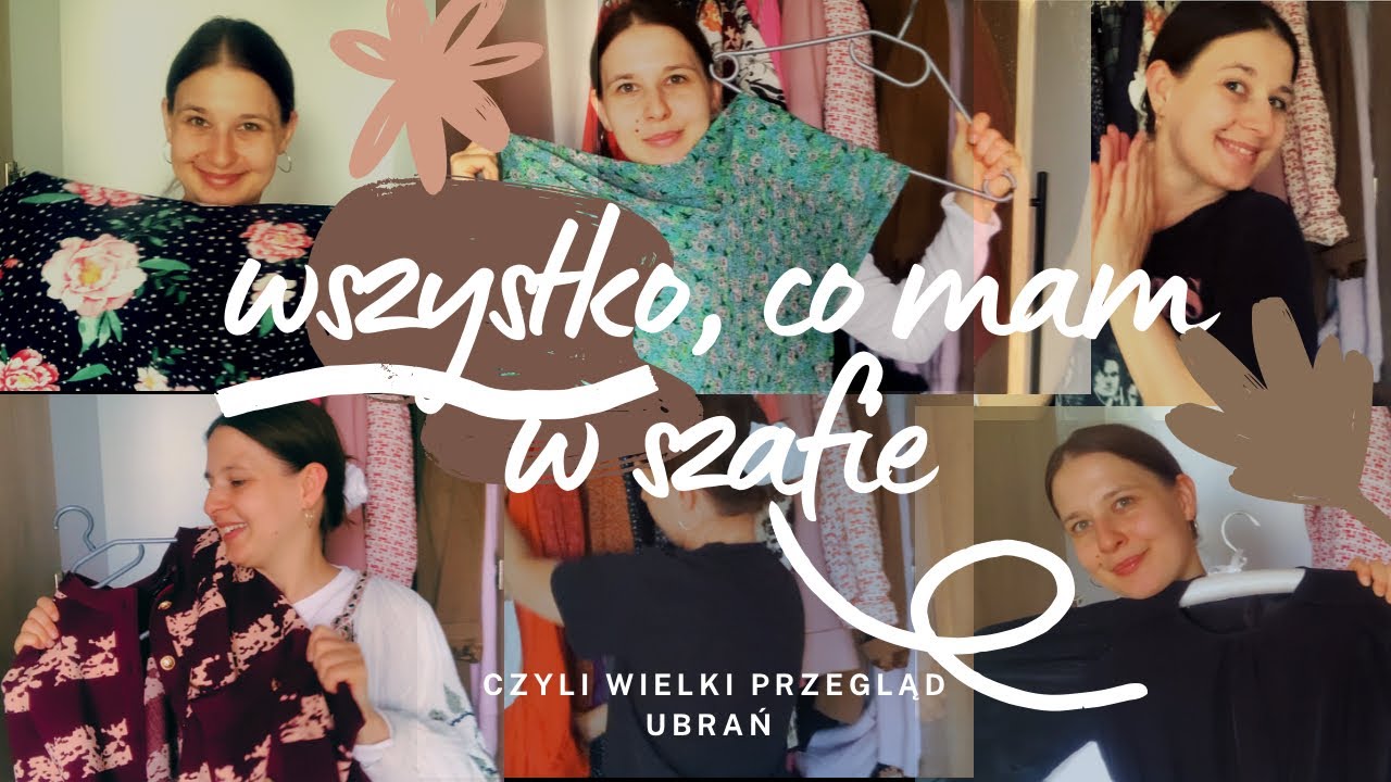 Wielki przegląd mojej🌟szafy🌟i moje metody na mniejszą liczbę ubrań 👗👚👖🧥