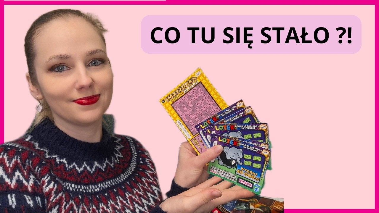 TANIE ZDRAPKI, WIELKA WYGRANA?! Krzyżówka,  Lotek!