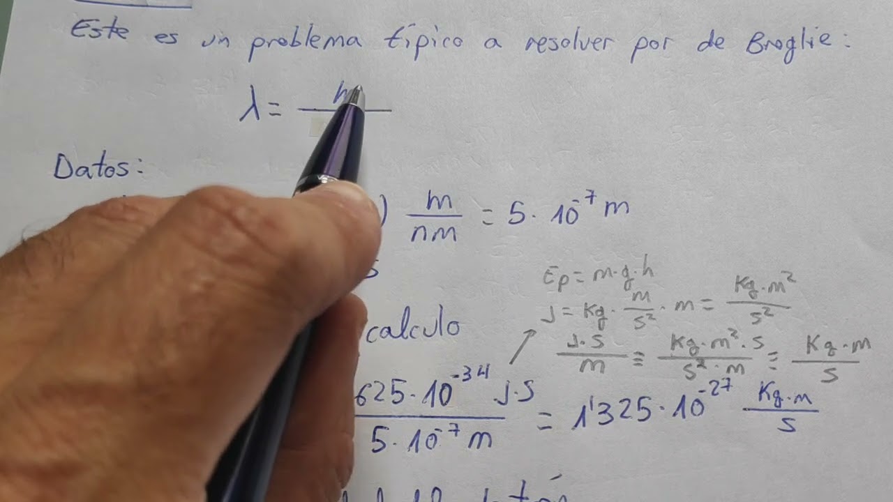Dualidad onda corpúsculo de Broglie. 1º bachillerato