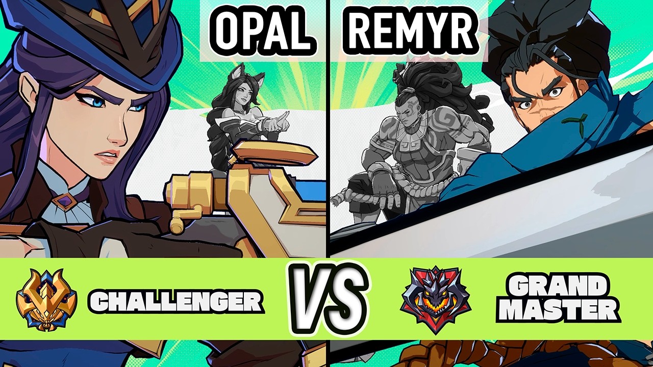 2XKO ▰ Opal (Caitlyn / Ahri) vs Remyr (Illaoi / Yasuo) ▰ High Level Gameplay