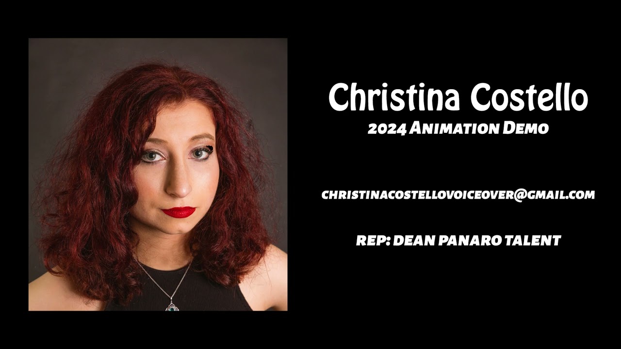 2024 Animation Voiceover Demo - Christina Costello