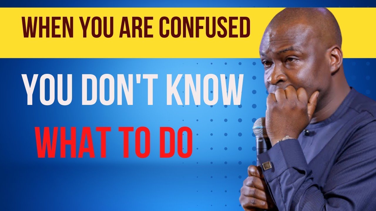 Apostle joshua selman. THIS IS REAL] when you are confused When You Don't Know What To Do