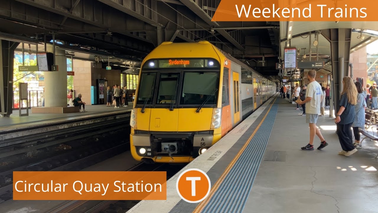 Sydney Rails Vlog 12: Circular Quay Station - Weekend Trains