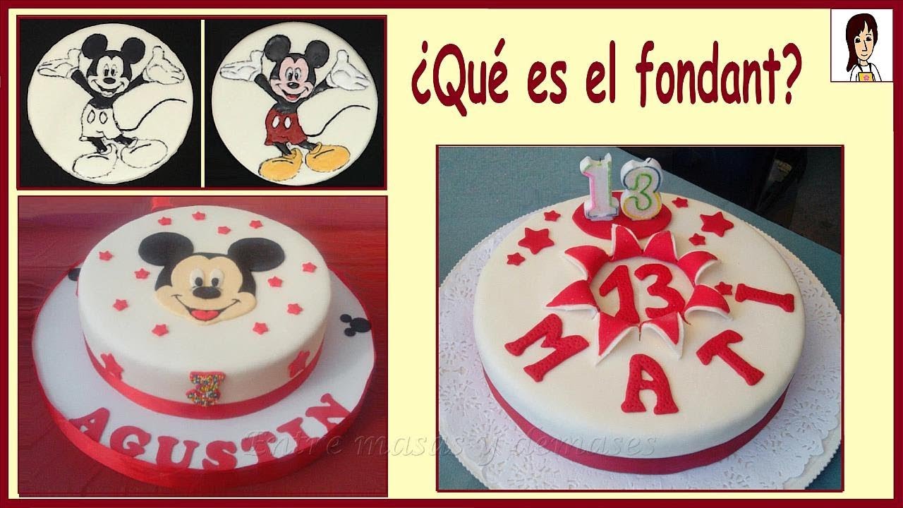 Que es el fondant - características, usos y preparación  - Tutorial - Pasta de Goma Pastillaje