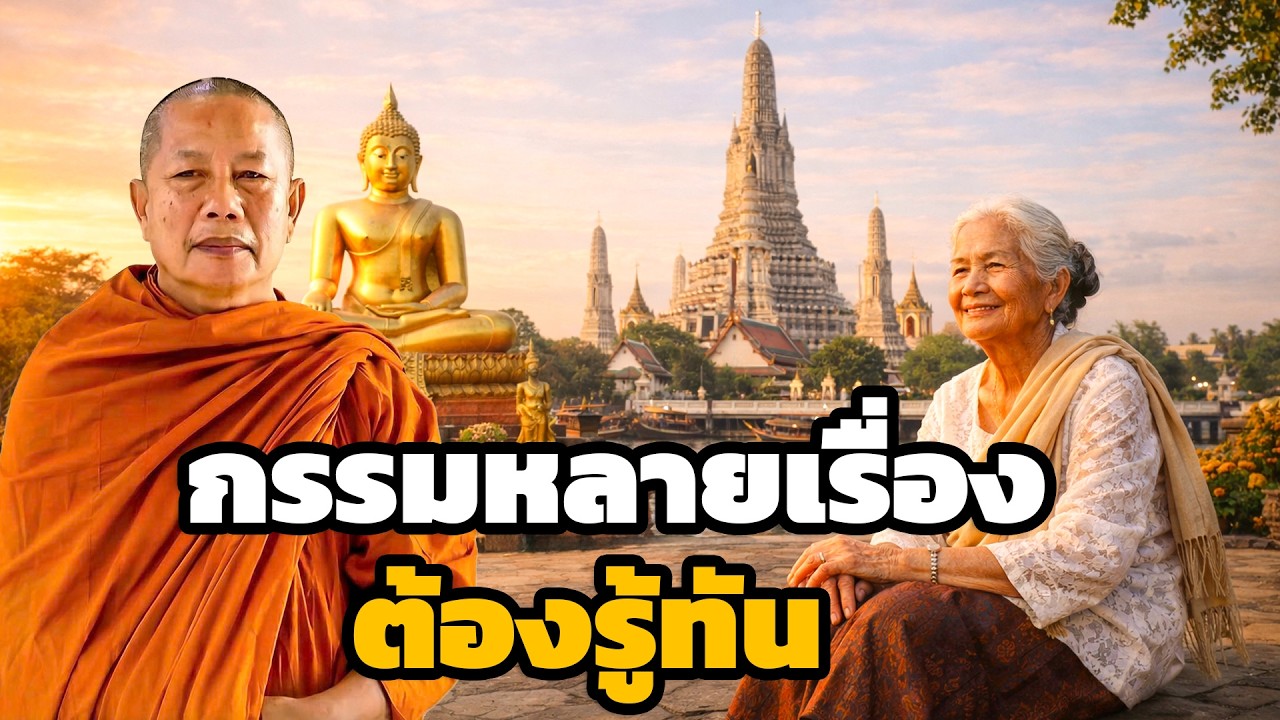 กรรม  หลายด้าน ธรรมะคลายทุกข์ พระมหาบุญช่วย ปัญญาวชิโร 1