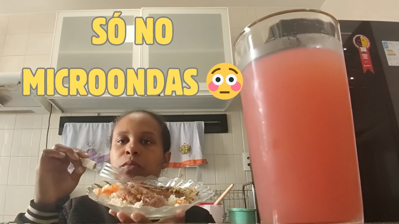 Sem fogão… fiz almoço completo assim 😳