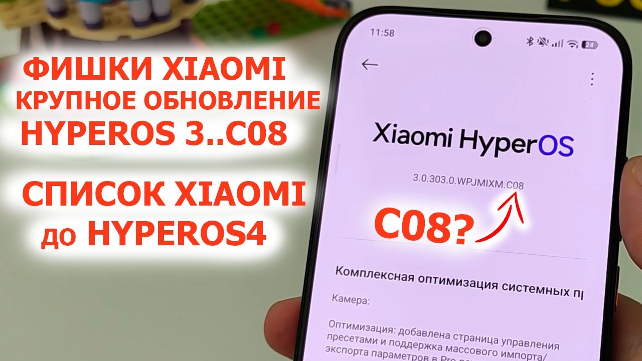 ВЫХОДЯТ НОВЫЕ КРУПНЫЕ ОБНОВЛЕНИЯ HyperOS 3.0.304🔥Фишки XIAOMI и Какие Xiaomi обновятся до HyperOS4