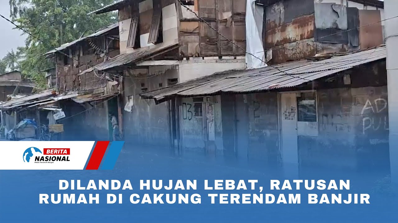 Dilanda Hujan Lebat, Ratusan Rumah di Cakung Terendam Banjir