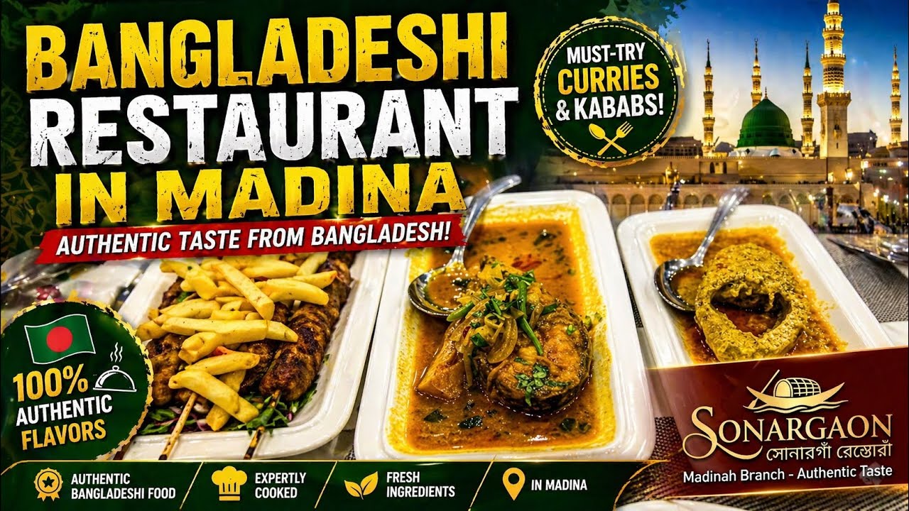 Bangladeshi Restaurant in Madina OVERHYPED Sonargaon Restaurant MADINAH সোনারগাঁ রেস্তোরাঁ 🇸🇦 
