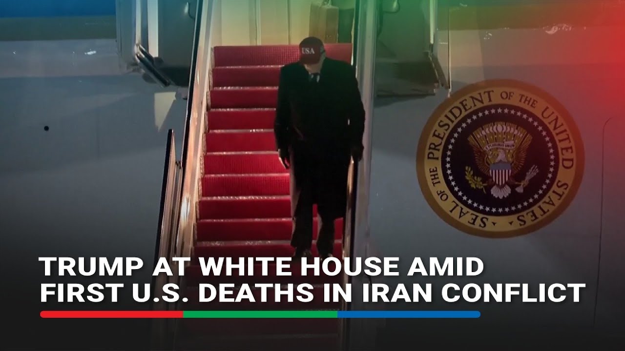 Trump returns to White House as Iran bombing campaign expands | ABS-CBN News