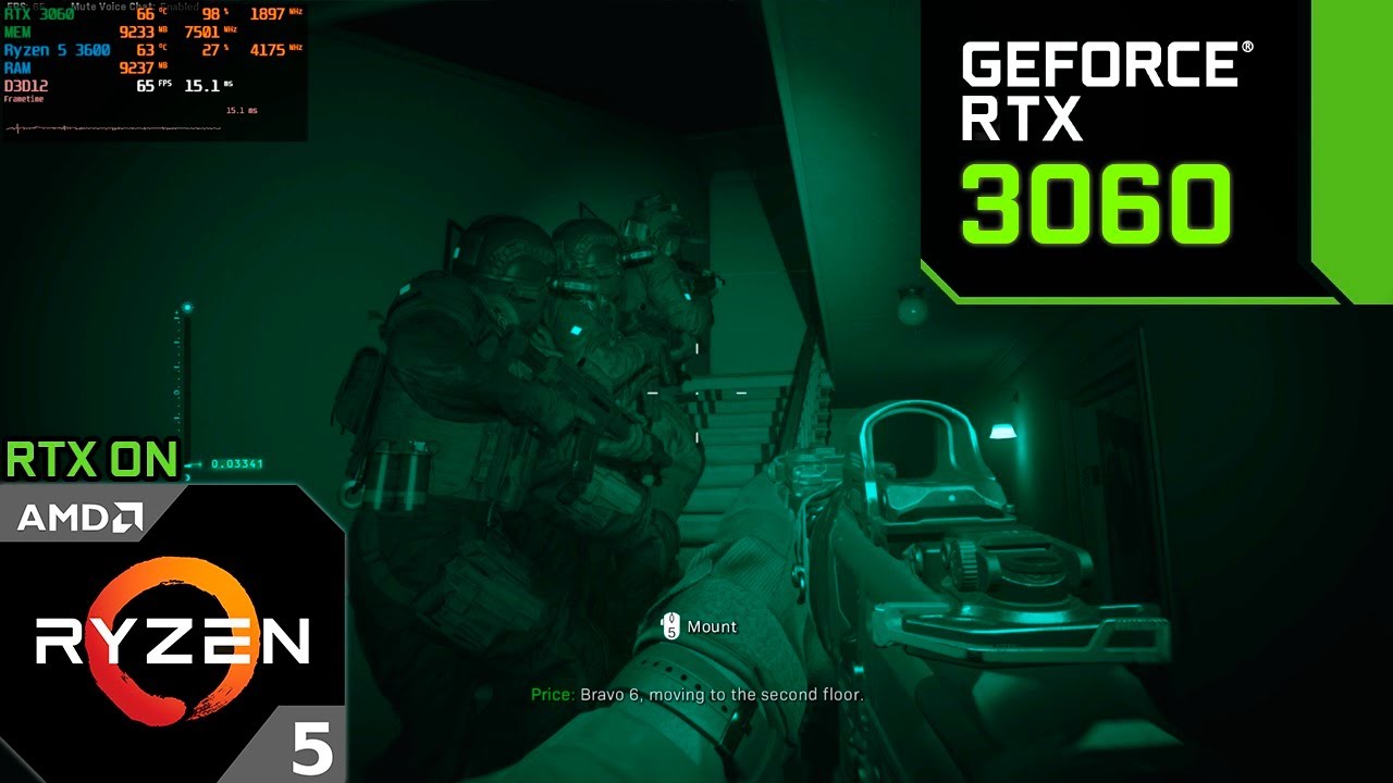 Call of Duty Modern Warfare 2019 : RTX 3060 12GB (2K Maximum Settings RTX ON)