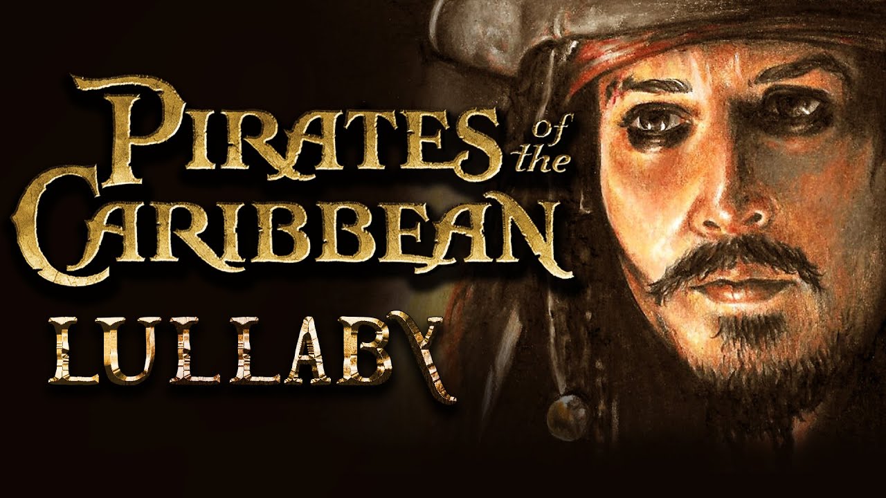 Pirate Music For Sleeping - HE'S A PIRATE LULLABY with HARP