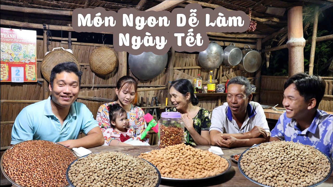 Đậu Phộng Lắc Nước Cốt Dừa Và Đậu Phộng Tỏi Ớt Món Này Lai Rai Ngày Tết Rất Ngon Mà Dễ Làm Nữa