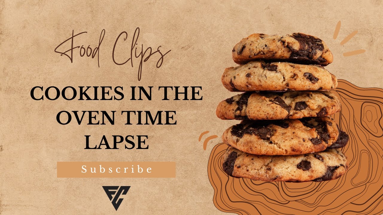 Baking Cookies in the Oven Time Lapse | Most Satisfying Baking Time Lapse Compilation