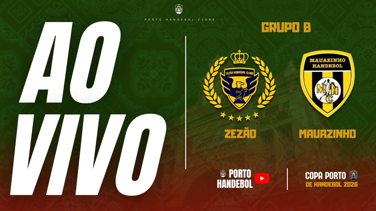 🔴AO VIVO🔴 | COPA PORTO DE HANDEBOL - 2026  | PRIMEIRA FASE |  ZEZÃO X MAUAZINHO
