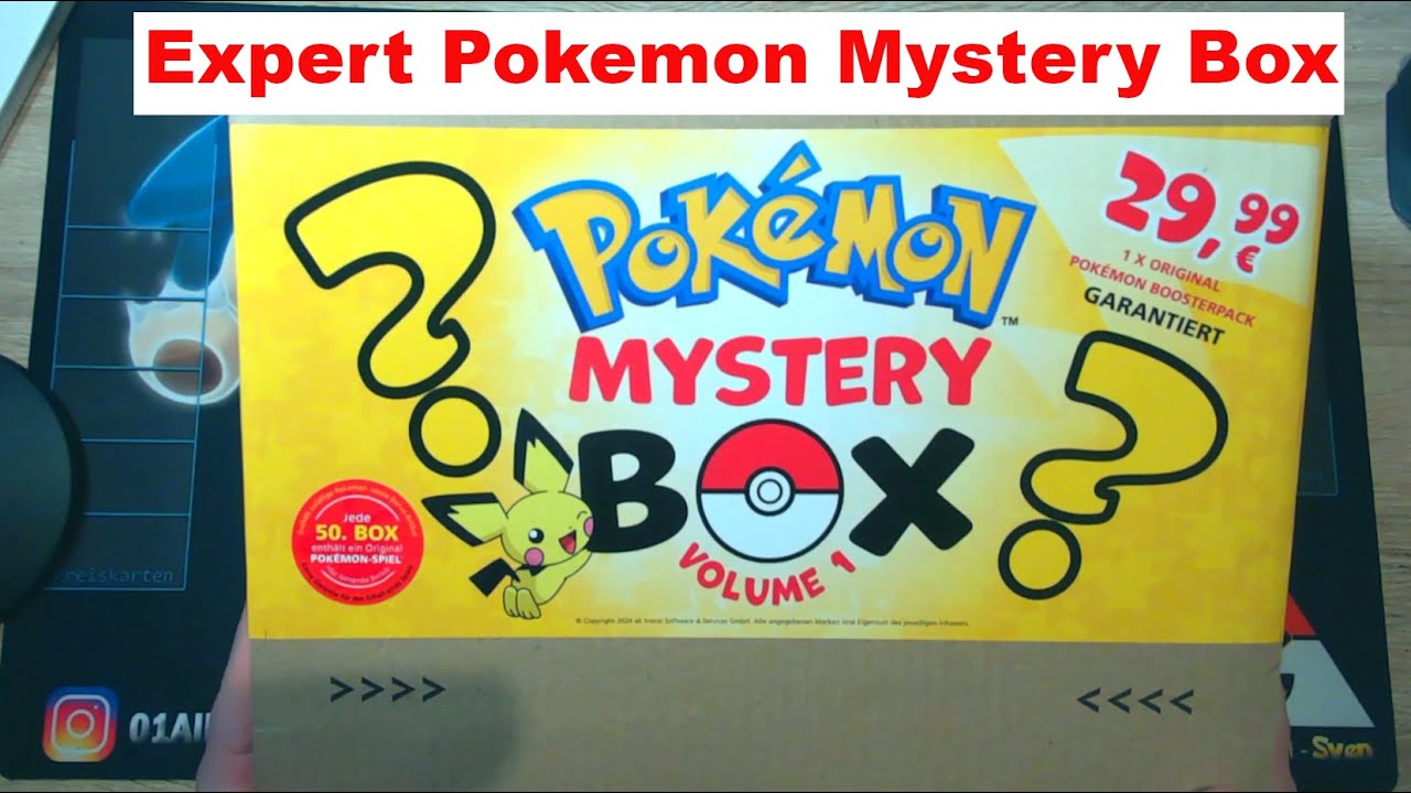 Lohnt sich die EXPERT Pokemon Mystery Box für 29,99 €.