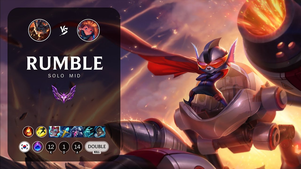 Rumble Mid vs Zoe - KR Master Patch 14.2