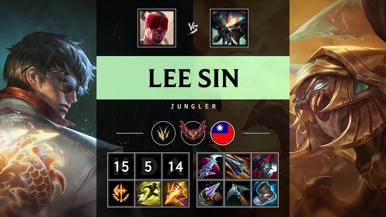 Lee Sin Jungle vs Skarner - TW Grandmaster Patch 25.S1.2
