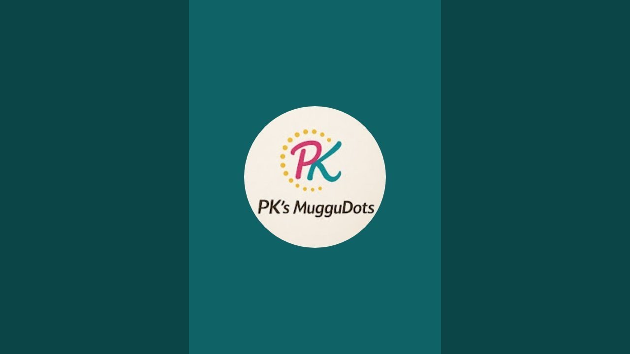 PKsMugguDots is live! Hii friends good morning 🌞 I am going to do rangoli designs 