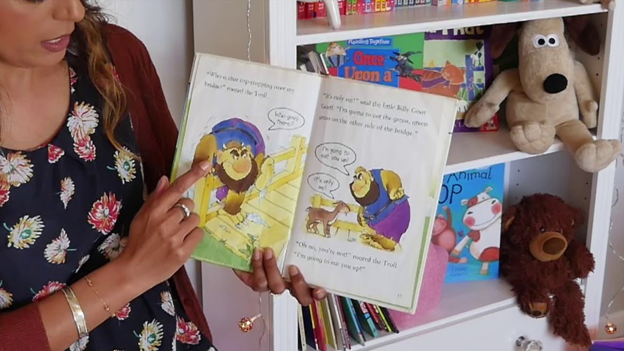 The Three Billy Goats Gruff - Read Aloud Book for Children - Teach My Kids Storytime