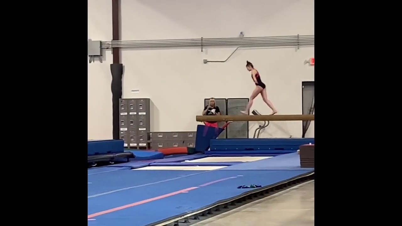 Aerial front full beam Dismount Training