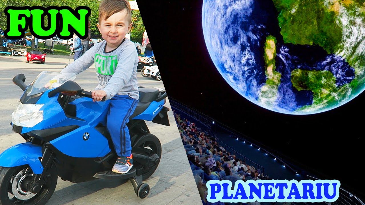 VLOG Planetariu si Distractie cu Masinute si la Topogane Gonflabile!