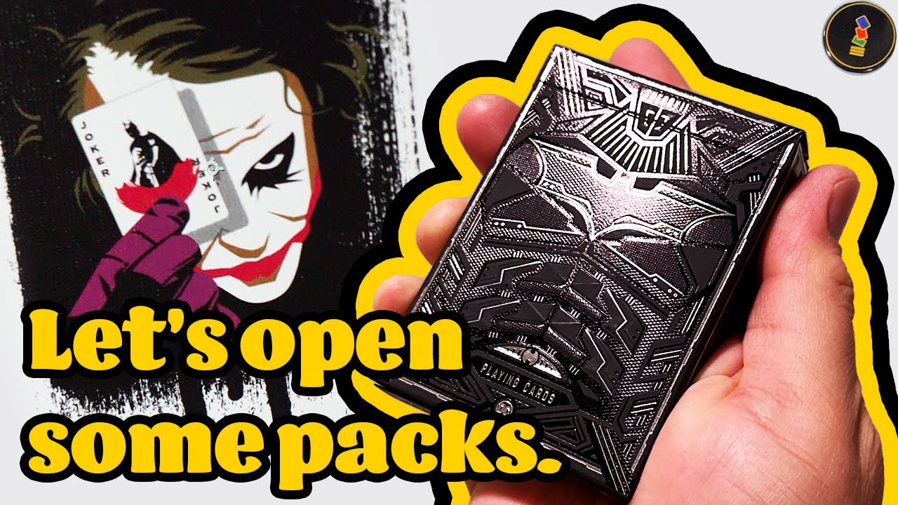 Why so serious?! The Dark Knight Trilogy Playing Cards by Theory11. Batman let's go!