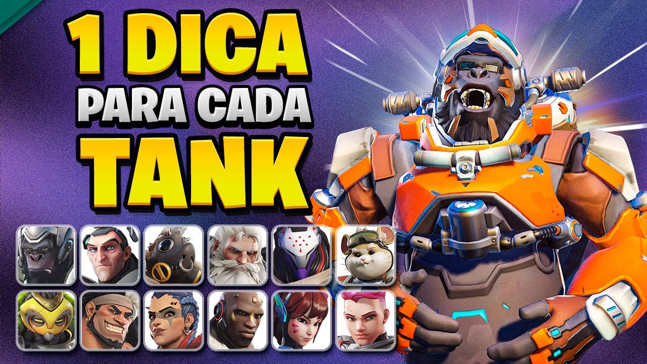 1 Dica pra Cada Tank de Overwatch 2
